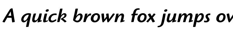 Preview of Highlander ITC Std Medium Ital font