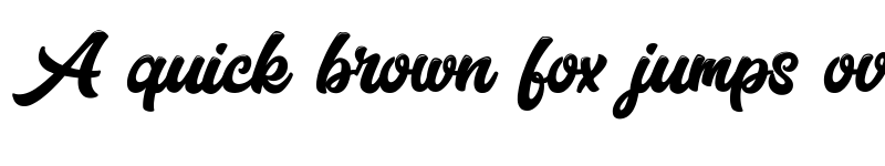 Preview of Highschool Regular font