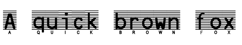 Preview of HighSecurity Regular font