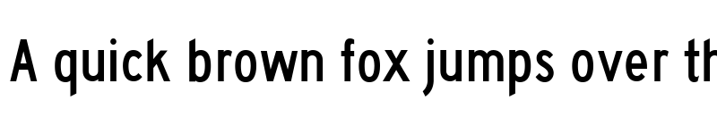 Preview of Highway Gothic Narrow Regular font