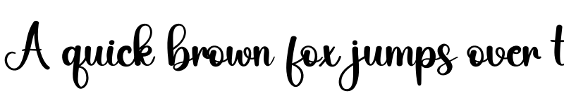 Preview of Hiking Regular font