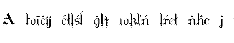 Preview of Hilda Sonnenschein Extra Extra Characters font