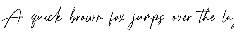 Preview of Hildera Regular font