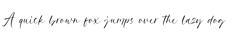 Preview of Hillary Austine Regular font