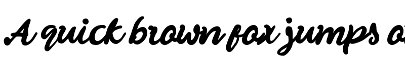 Preview of Hillaw Regular font