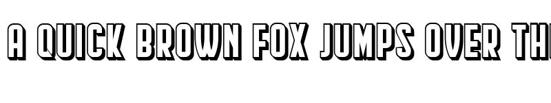 Preview of Hindenburg Condensed Shadow Regular font