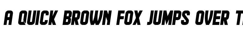 Preview of Hindenburg Italic font