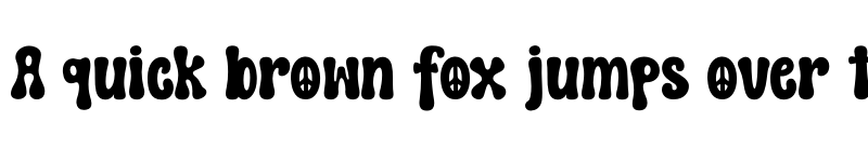 Preview of HIPPIE GROOVY Regular font