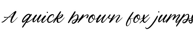 Preview of Hippotail Regular font