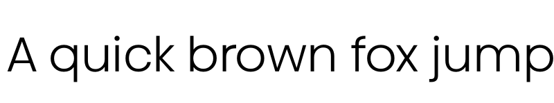 Preview of Hisense Sans Alfabet Light font