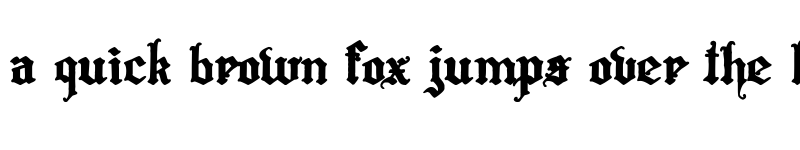 Preview of Hispanicus Regular font