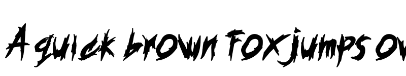 Preview of HisteriA Regular font