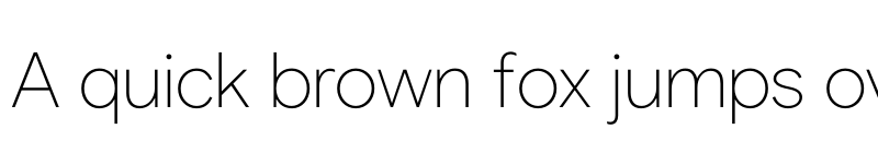 Preview of History Sans Thin font