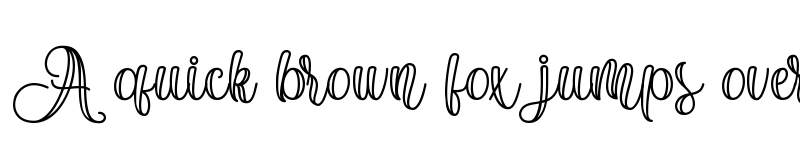 Preview of Hisyam Personal Use Only Regular font