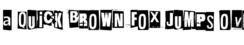 Preview of Hit me, punk! 01 Regular font