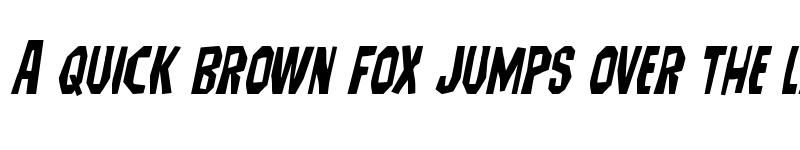 Preview of Hitchblock Italic Italic font