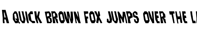 Preview of Hitchblock Leftalic Italic font