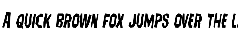 Preview of Hitchblock Rotated 2 Regular font