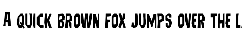 Preview of Hitchblock Staggered Regular font