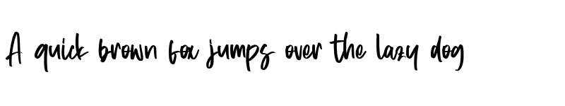 Preview of Hitherto Regular font