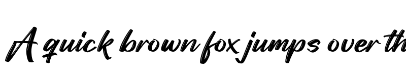 Preview of Hitoribok Regular font