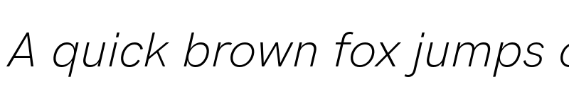 Preview of HK Grotesk Light Legacy Italic font