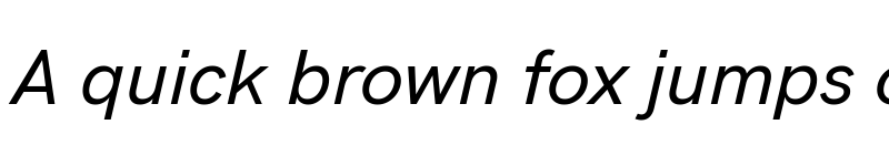 Preview of HK Grotesk Medium Italic font