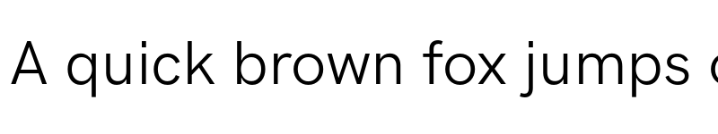 Preview of HK Grotesk Regular font