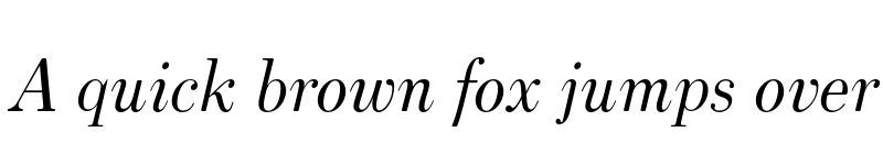 Preview of HK Venetian Italic font