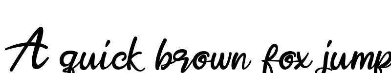 Preview of Hobenshaw Regular font