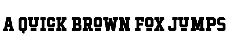 Preview of Hockeynight Serif ExtraBold font