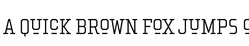 Preview of Hockeynight Serif Light font