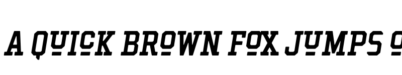 Preview of Hockeynight Serif Medium Ita font