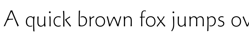 Preview of Hoffmann Light font