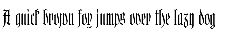 Preview of Hofstaetten Regular font
