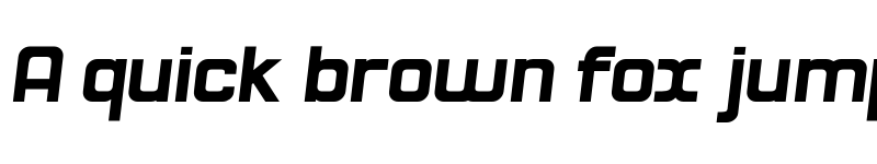 Preview of Hogira Black Italic font