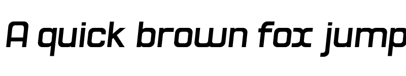 Preview of Hogira Bold Italic font