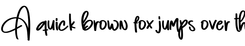 Preview of Holiday Moment Regular font