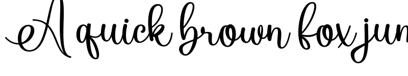 Preview of Holina Journey Regular font