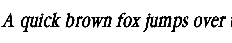 Preview of HollaMediaeval Bold Italic font