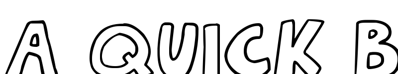 Preview of Hollow Cartoonlings Regular font