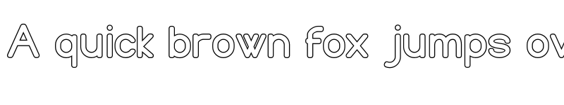 Preview of Holy Outline Regular font