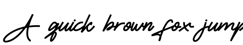 Preview of Holysta Regular font