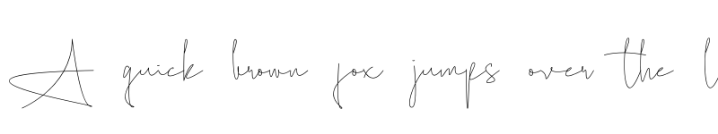Preview of Homallond Regular font