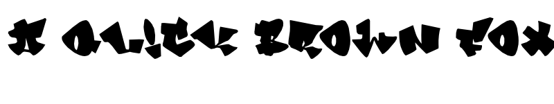 Preview of Homeboy Regular font