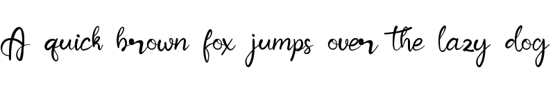 Preview of Homeday Regular font