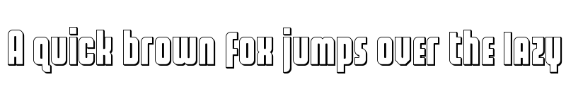 Preview of Homelander 3D Regular font