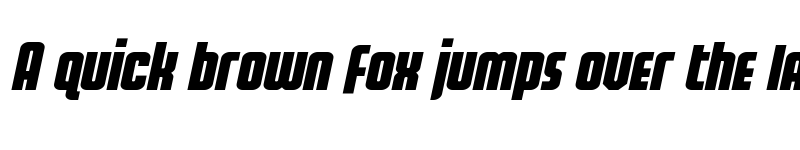 Preview of Homelander Expanded Italic Regular font