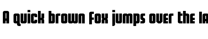 Preview of Homelander Expanded Regular font