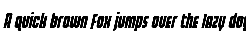 Preview of Homelander Italic Regular font